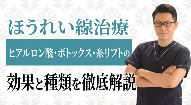 ほうれい線を完全に消すのが難しい理由と、当院が目指すナチュラルなエイジングケア